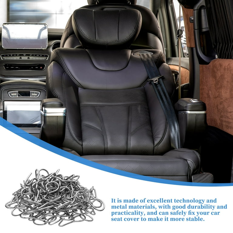 Car seat cover metal hooks discount