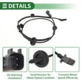 thumbnail image 4 of Sensor de velocidad de rueda ABS Unique Bargains Sensor ABS Sistema de frenos antibloqueo No.4670A820 para Mitsubishi ASX 2013-2024 Trasero Derecho, 4 of 7