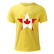 thumbnail image 4 of Tops para hombre, blusas y camisas de cuello redondo y manga corta para hombre. Camiseta de cuello redondo y manga corta con estampado de bandera canadiense para hombre. Blusa de algodón y poliéster p, 4 of 5
