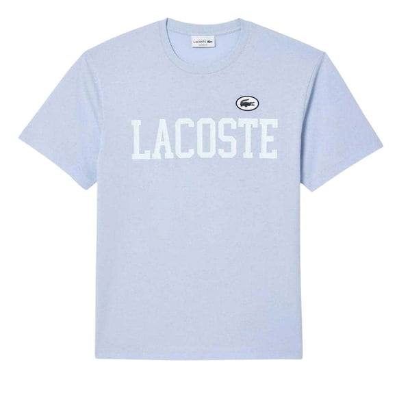 Lacoste Mens Logo Printed Cotton T-Shirt