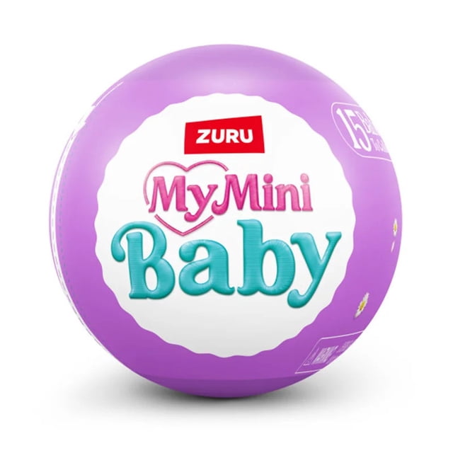 5 Surprise My Mini Baby Series 2 by ZURU, Collectible Mystery Capsule, Toy for Girls, Realistic Miniature Baby, Playset and Accessories