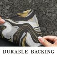 thumbnail image 6 of Black White Gold Marble Pattern Door Rugs,Washable Non Slip Door Mats Indoor,Decorative Door Mats,Entry Mat Indoor for Entrance,Bedroom,Kitchen,Bathroom,17"x30", 6 of 6