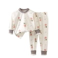 thumbnail image 3 of QSXADF Unisex Boys and Girls Fall Winter Sweatshirt Set Graphic Long Sleeve Loose Top Pant 2 Piece Set For Home Wear Children Clothing Set, 3 of 6