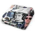 thumbnail image 3 of Josh Actor Hutcherson Blanket Soft Throw Blanket Micro Fleece Fuzzy Blankets Thin Bed Couch Decor for Men Women Adult Nap Bedroom Office All Season 50x40 in, 3 of 9