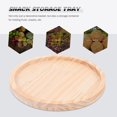 thumbnail image 4 of ORDDIART Sofa Tray Wood Snack Storage For Living Room 1Set, 4 of 4
