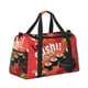 thumbnail image 2 of Balery Sushi Bolsa de Gimnasio para Mujeres, Bolsa de Viaje con Bolsillo Húmedo, Bolsa de Fin de Semana para Mujeres, Bolsa de Viaje Resistente al Agua, 2 of 7