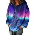 thumbnail image 1 of Sudaderas Navideñas de Cuello Redondo Para Mujer, Camisas Informales de Manga Larga, Jersey Estampado, Túnica, Tops Odeerbi  ODB191163, 1 of 6