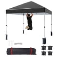 thumbnail image 3 of Pop Up Canopy Tent for One Person Setup,Instant Portable Commercial Canopy Tent,Outdoor Easy Up Tent w/1-Button Push,Wheeled Bag,4 Sandbags,Bonus 8 Stakes and 4 Ropes, 3 of 8