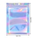 thumbnail image 3 of 100pcs reutilizable sellable poliéster película bolsas olor papel de aluminio bolsas con cremallera para alimentos pestañas caramelo baño arco iris diseño, 3 of 8