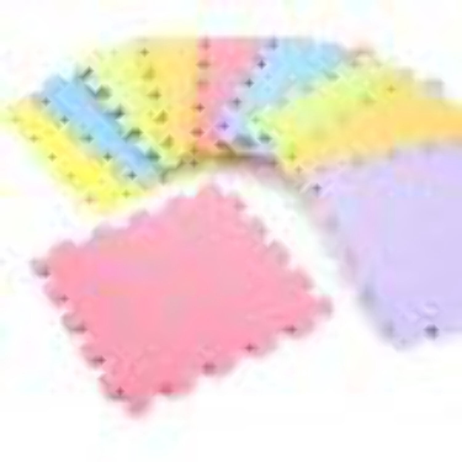 Foam Puzzle Mat 10 12"x12" Connectable Pieces