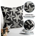 thumbnail image 5 of Orange Starfish Pillow Covers 20x20 Set of 2 Summer Ocean Beach Coastal Outdoor Decorative Throw Pillows Beachy Nautical Pillowcases Linen Cushion Case Decor for Home Sofa Couch Bed, 5 of 6