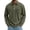 18#Army Green, variant on Mens Ribbed Texture Corduroy Polo Shirt Long Sleeve T Shirt Solid Color Loose Pullover with 3 Button Placket and Chest Pocket Casual Tops for Men Daily Weekend Outings Light Gray L