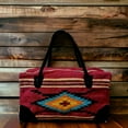 thumbnail image 2 of Southwestern Large Weekender Travel Bag Duffle Bag Boho Travel Bag- The Monica Go West Weekender, 2 of 5