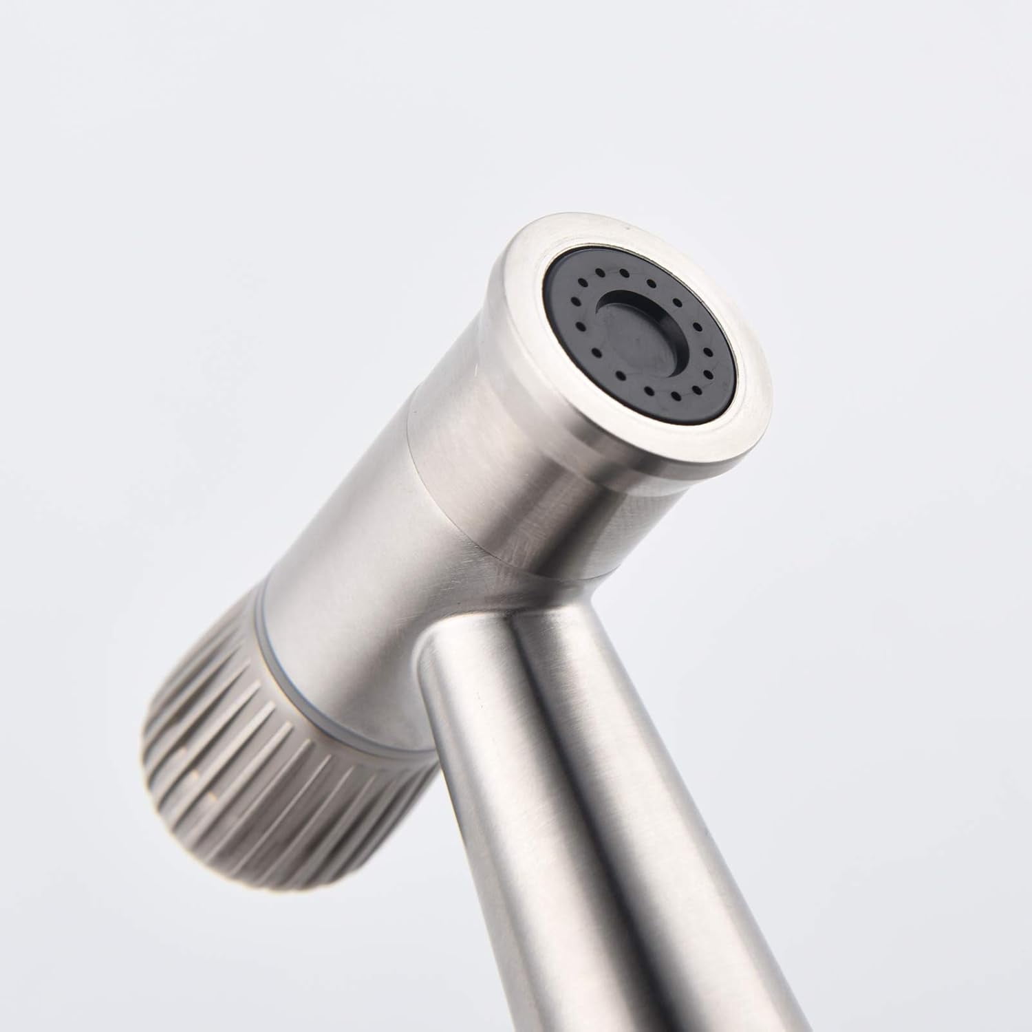 ABCISI Stainless Steel Bidet Toilet Sprayer, Multipurpose Sprayer for Cloth Diaper Sprayer Hygienic Sprayer Pet Shower Sprayer, Pressure Adjustable Handheld Bidet Sprayer Head Only, Brushed Nickel