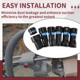 thumbnail image 2 of Quick Click Expanded Power Tool Adapter Set for Dust Collection,Most Woodworking Power Tools,,and Shop Vacuums, 2 of 8