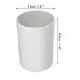 thumbnail image 2 of Unique Bargains 2pcs Bathroom Toothbrush Tumblers PP Cup for Bathroom Kitchen Color Gray 4.05''x2.91'', 2 of 7