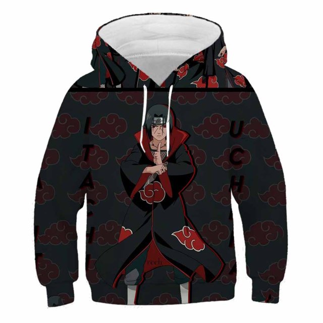 2023 Naruto Cosplay disfraz para niños Anime Ninja Sudadera con capucha dibujos animados Cool Hoodie Top Halloween regalo de cumpleaños para niños Gift160 zhangyuxiang CONDUJO