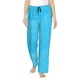thumbnail image 1 of Fotbe Sky Blue Glitter Pantalones de Pijama para Mujer, Pantalones de Dormir, Pantalones Pj con Cordón y Bolsillos-Medium, 1 of 6