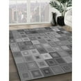 thumbnail image 3 of Ahgly Company Machine Washable Indoor Rectangle Transitional Carbon Gray Area Rugs, 4' x 6', 3 of 7