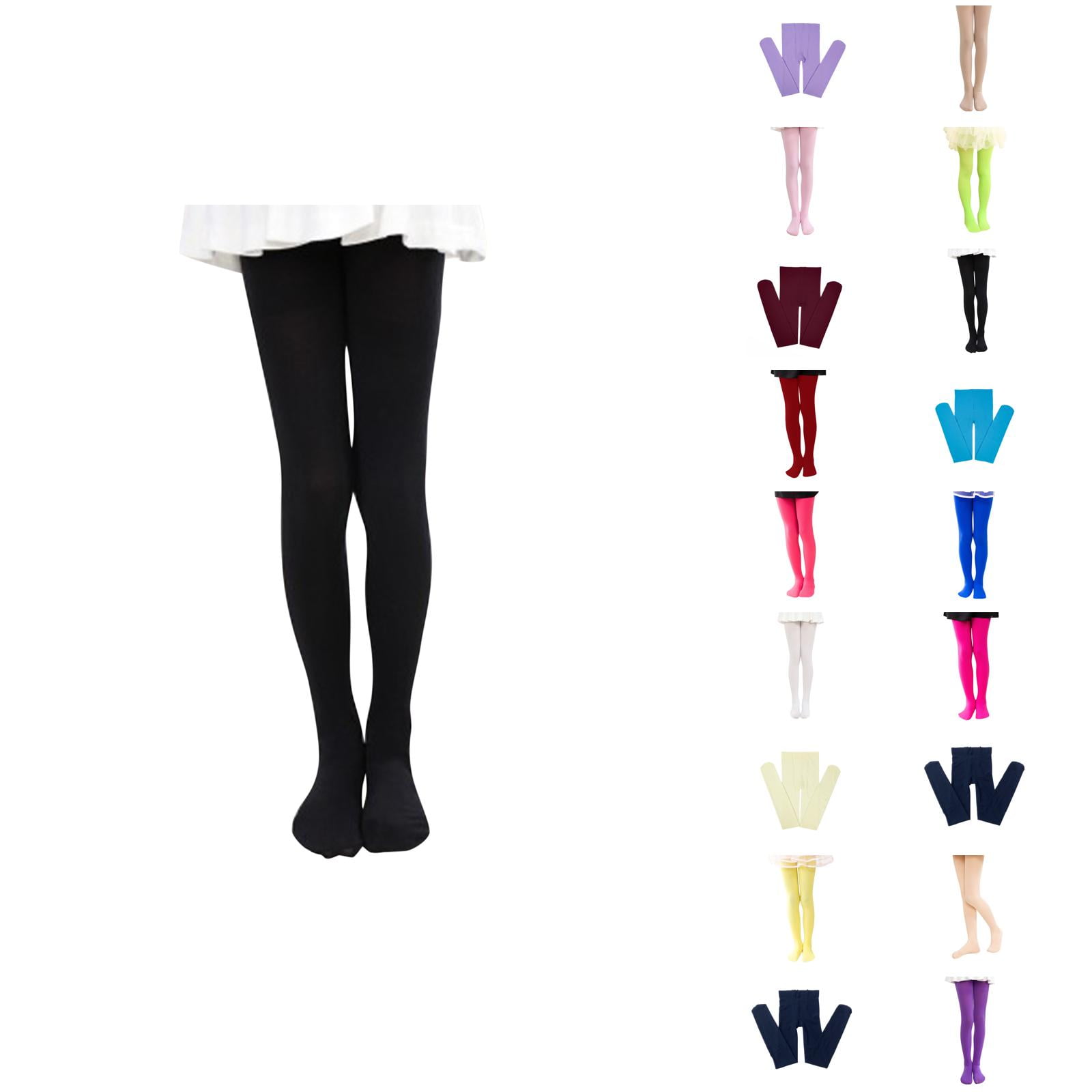 Girls Pants Casual Pants for Girls Toddler Kids Baby Girls Leggings Stretchy Basic Full Length Ballet Dance Pantihose For Spring Summer Stocking