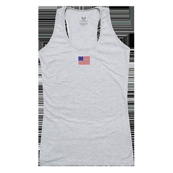 Betsy Ross 1 Graphic Tank Top, Heather Grey - Small
