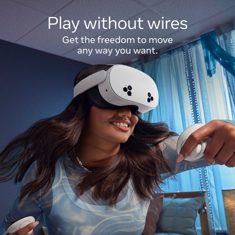 Meta Quest 3S 128GB VR Headset, Wireless, 2X Graphics Power, 40+