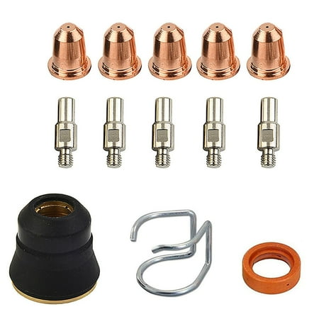 

GLFILL 13Pcs S45 Plasma Electrode Pd0116-08 Pr0110 Torch Cutter Tip + Cap for Trafimet