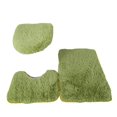 thumbnail image 1 of Bathroom Rug Set Super Soft U-shaped Foot Pad Non-slip Absorbent Floor Mat for Home Bathroom Decoration Soft Toilet Mat, 1 of 8