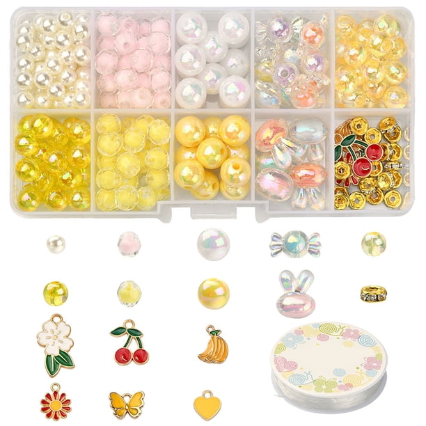 1 juego de kit para hacer pulseras, suministros para hacer joyas, kits de bricolaje para adultos, adolescentes y principiantes.