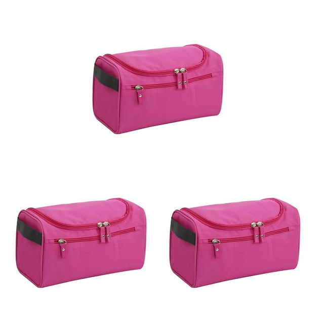 Bolsa de Maquillaje Advancent Portátil Impermeable Color Negro