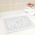 thumbnail image 3 of Diatomaceous Stone Dish Drying Mat, Floral Quick Dry Dish Mat Drying Kitchen Mat, Dishes, Cups, and Utensils Flower 15.7*11.8 inch, 3 of 6