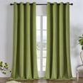 thumbnail image 1 of Joydeco Cortinas Opacas 100 % Color Verde Musgo, 89.8 In, 2 Paneles, Juego De Cortinas Opacas Para Dormitorio, Con Ojales, Cortinas De Terciopelo Con Aislamiento Térmico De Lujo, Para Sala De Estar, T, 1 of 5