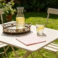thumbnail image 5 of Lilgiuy 100Pcs Striped Paper Napkins, Disposable Party Napkins, Red and White Stripe Decorative Napkins for Holiday Wedding Birthday Dining Table Decor, 6.5"×6.5", 5 of 6