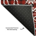 thumbnail image 5 of Addison Rugs Mayfield Premium Machine Washable Transitional Holiday Red Rectangle Rug, 10' x 14', 5 of 7