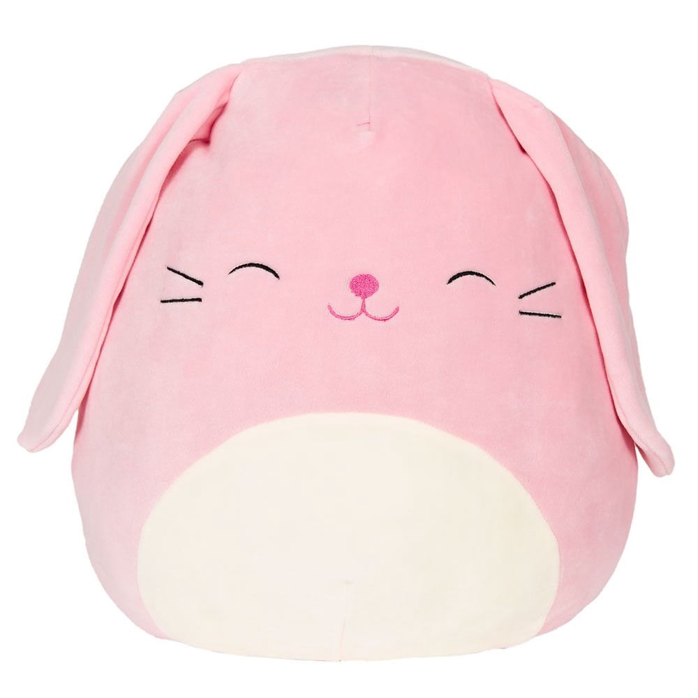 Squishmallow Easter 12 inch Bop the Pink Bunny, Large Super Soft Plush