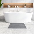 thumbnail image 5 of Alfombra De Baño Antideslizante,Alfombra De Baño De Microfibra Suave,Absorbente De Agua,Lavable A Máquina,Alfombra De Ducha De Baño Extra Gruesa,50 X 80 Cm,Gris, 5 of 5