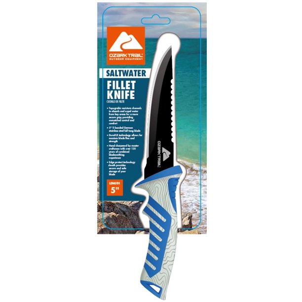 Ozark Trail Salt 5″ Bait and Fillet Knife
