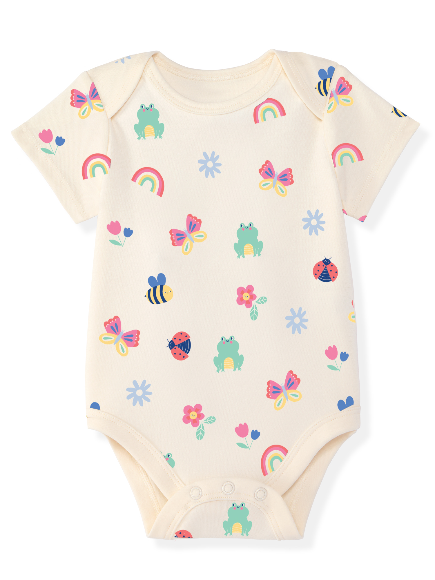 Garanimals Baby Cotton Short Sleeve Bodysuits photo 4