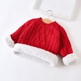 thumbnail image 4 of Robe pour Bébé Fille, Robe Chandail pour Fille, Mode Mignonne Épaissie Chaude à Manches Longues Col Rond pour Enfants, 4 of 7