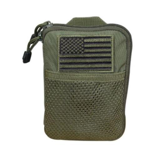 Condor Tactical MOLLE Passport ID/Phone Wallet Pocket Pouch w/ USA Flag MA16 