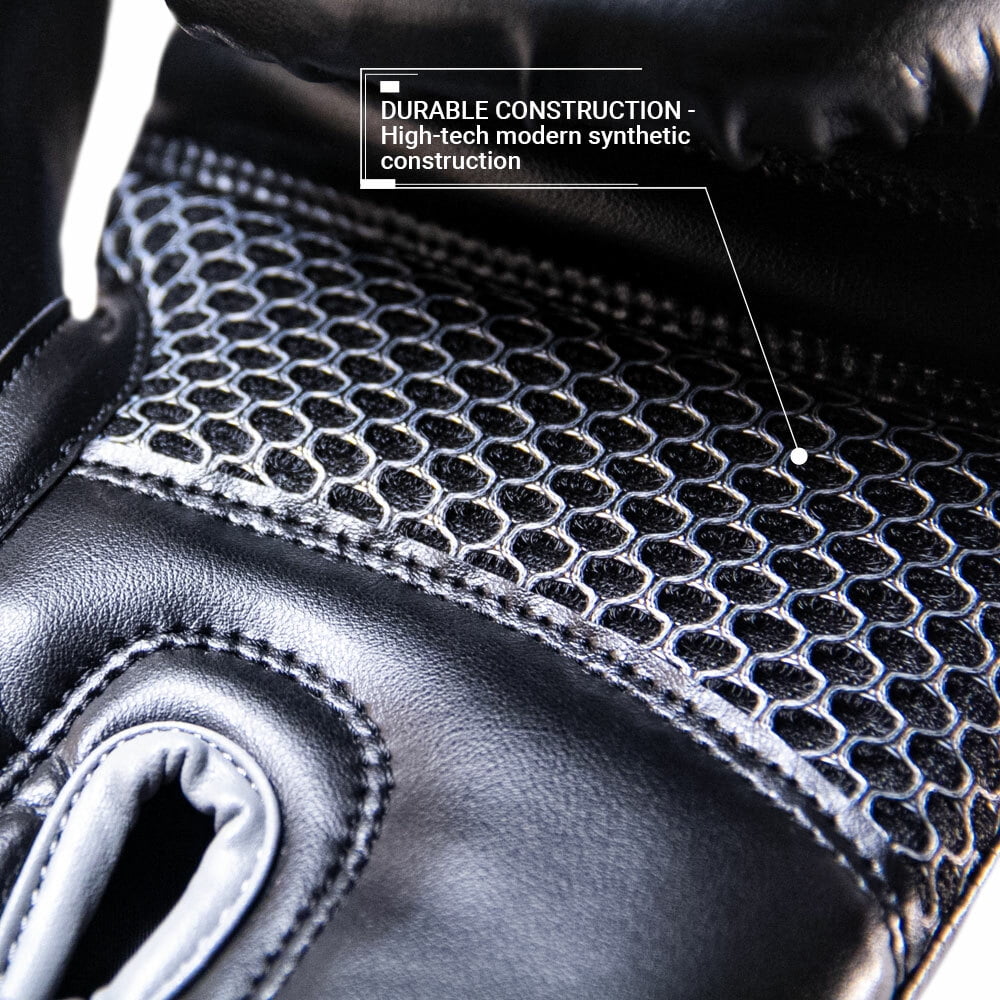 Premier Deluxe Boxing Glove - Black/Grey