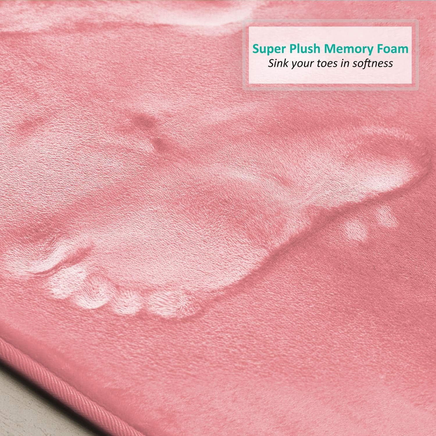 3-Piece Non-Slip Bathroom Rug Set – Ultra-Absorbent Coral Fleece Mats for Toilet, Vanity & Wet Floors, Machine-Washable Anti-Skid Bath Mats&nbsp;