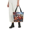 thumbnail image 4 of Goofa Halloween Pets Pumpkins Pattern Tote Bags,Large Capacity Bag,Beach Tote with Zipper Closure, Large Capacity and Foam Padding, 4 of 6