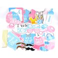 thumbnail image 2 of Un Ensemble de 30 Accessoires de Fête Révélateurs de Genre Accessoires photo de Fête, 2 of 6