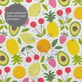 thumbnail image 3 of Rateoe Avocado And Pineapple Shower Curtain - Fancy Bathroom Shower Curtain Sets - Waterproof Shower Curtain with Hooks with 12 Plastic Hooks 72x72 Inches, 3 of 5