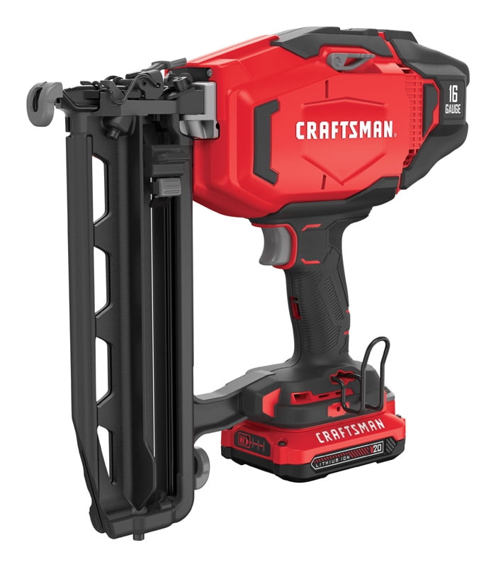 Craftsman 20V MAX Cordless 16 Ga. Finish Nailer Kit Case Of 1; Each