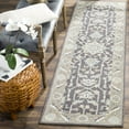 thumbnail image 2 of SAFAVIEH Blossom Shevon Oriental Wool Area Rug, Dark Grey/Light Brown, 4' x 6', 2 of 8