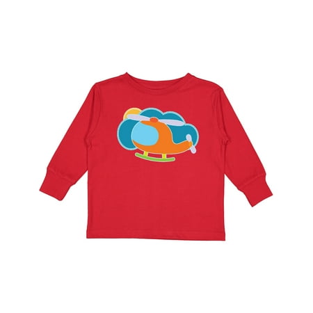 

Inktastic Helicopter for Boys Gift Toddler Boy Girl Long Sleeve T-Shirt