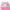Pink Unicorn, variant on Your Zone Brown Bear Glow in the Dark Child's Nap Mat, 24" x 70"