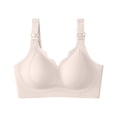thumbnail image 6 of Hrsba Nursing Bras for Women Solid Color Jelly No Underwire Push Up Breathable Support Breastfeeding Daily Wear, 6 of 6